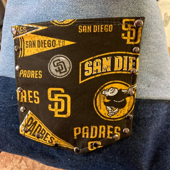 SAN DIEGO PADRES Custom Jean Purse - Picture 3 of 5